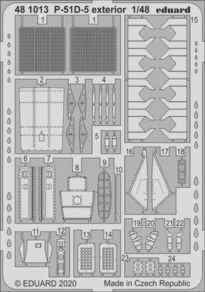 1/48 Aircraft- P51D5 Exterior for ARX(D)
