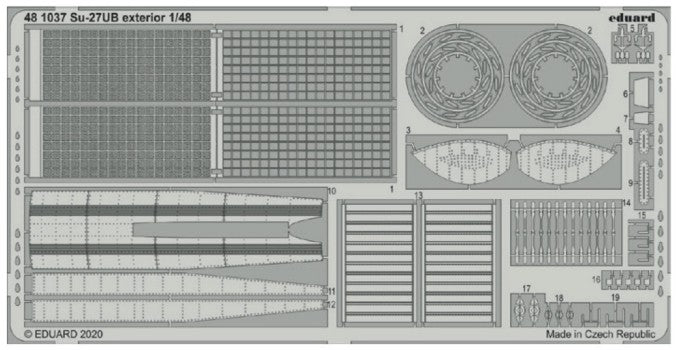 1/48 Aircraft- Su27UB Exterior for KTY(D)