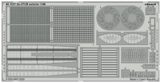1/48 Aircraft- Su27UB Exterior for KTY(D)