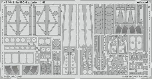 1/48 Aircraft- Ju88C6 Exterior for ICM (D)