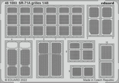 1/48 Aircraft- SR71A Grills for RVL