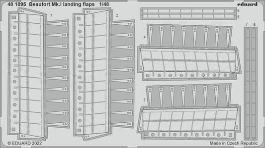 1/48 Aircraft- Beaufort Mk I Landing Flaps for ICM