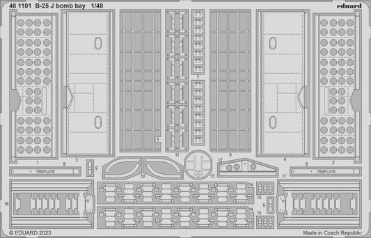 1/48 Aircraft- B25J Bomb Bay for HKM