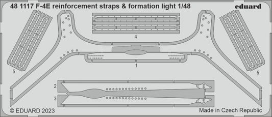 1/48 Aircraft- F4E Reinforcement Straps & Formation Lights for MGK