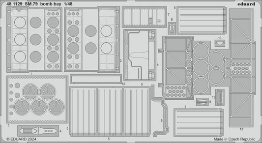 1/48 Aircraft- SM79 Bomb Bay for EDU