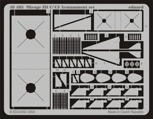 1/48 Aircraft- Mirage III C/CJ Armament for EDU (D)