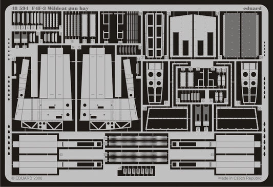 1/48 Aircraft- F4F3 Wildcat Gun Bay for HBO (D)