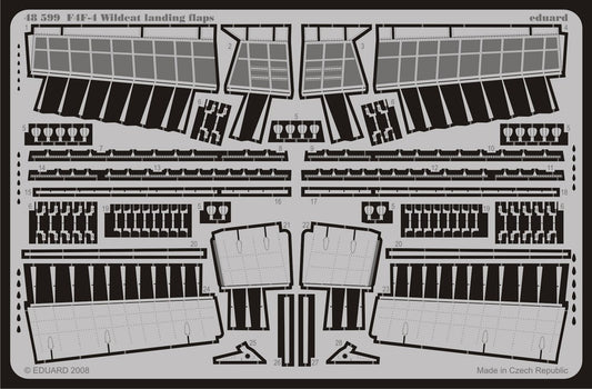 1/48 Aircraft- F4F4 Wildcat Landing Flaps for HBO (D)