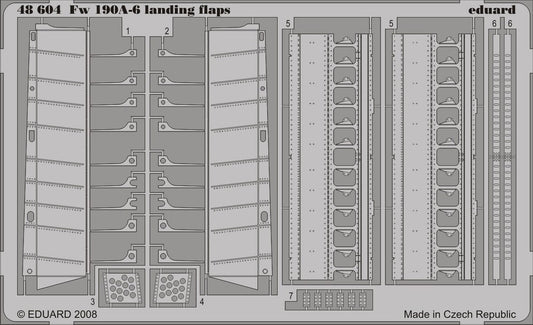 1/48 Aircraft- Fw190A6 Landing Flaps for HSG (D)