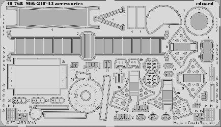 1/48 Aircraft- MiG21F13 Accessories for TSM (D)