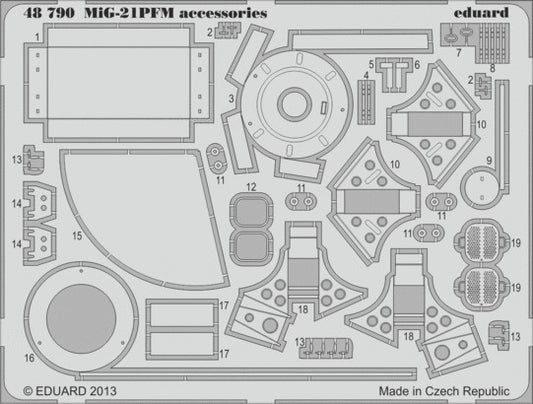 1/48 Aircraft- MiG21 PFM Accessories for EDU (D)