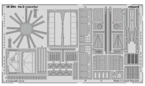 1/48 Aircraft- Su2 Exterior for ZVE (D)