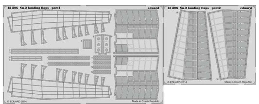 1/48 Aircraft- Su2 Landing Flaps for ZVE (D)