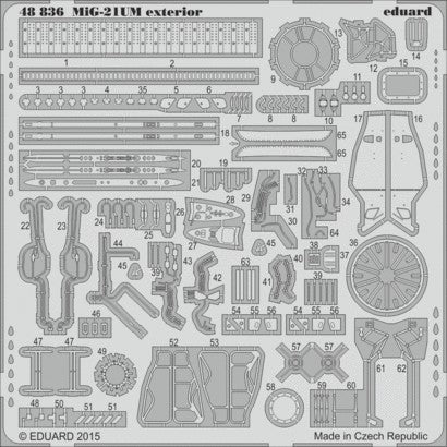 1/48 Aircraft- MiG21UM Exterior for TSM (D)