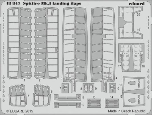 1/48 Aircraft- Spitfire Mk I Landing Flaps for ARX (D)