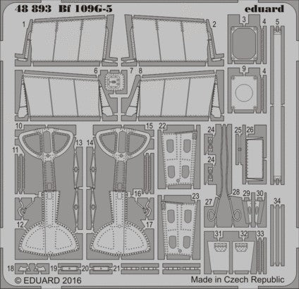 1/48 Aircraft- Bf109G5 for EDU (D)
