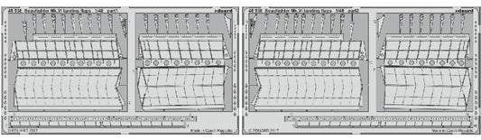 1/48 Aircraft- Beaufighter Mk VI Landing Flaps for TAM (D)