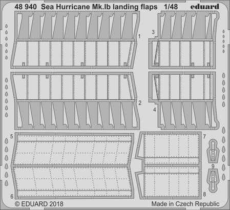 1/48 Aircraft- Sea Hurricane Mk Ib Landing Flaps for ARX (D)