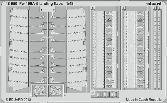 1/48 Aircraft- Fw190A5 Landing Flaps for EDU (D)