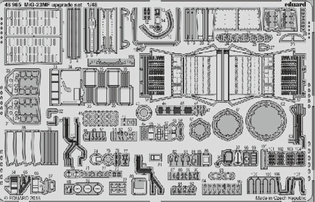 1/48 Aircraft- MiG23MF Upgrade Set for EDU (D)