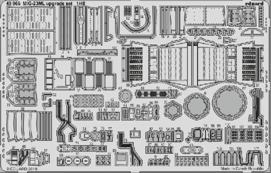 1/48 Aircraft- MiG23ML Upgrade Set for EDU (D)
