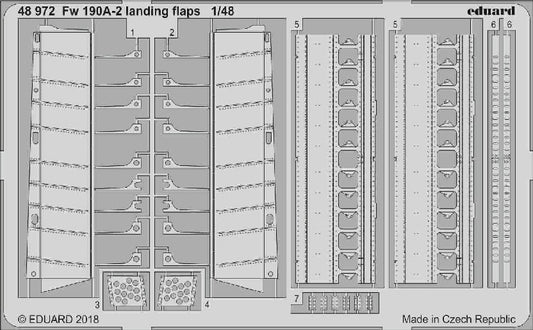 1/48 Aircraft- Fw109A2 Landing Flaps for EDU (D)