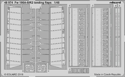 1/48 Aircraft- Fw1098/R2 Landing Flaps for EDU (D)