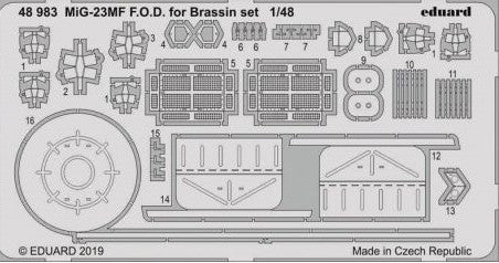 1/48 Aircraft- MiG23MF FOD for EDU/Brassin Set (D)