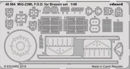 1/48 Aircraft- MiG23ML FOD for EDU/Brassin Set (D)
