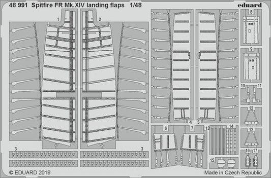 1/48 Aircraft- Spitfire FR Mk XIV Landing Flaps for ARX (D)