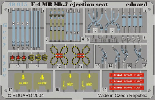 1/48 Aircraft- F4MB Mk 7 Ejection Seat Grey for HSG (Painted)