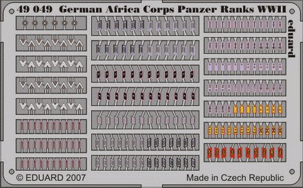 1/48 Aircraft- German Africa Corps Panzer Ranks WWII (Painted) (D)