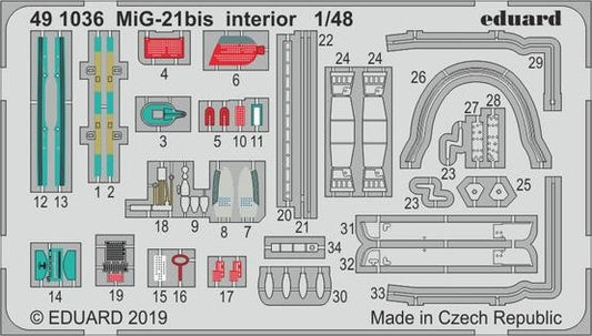 1/48 Aircraft- MiG21bis Interior for EDU (Painted)(D)