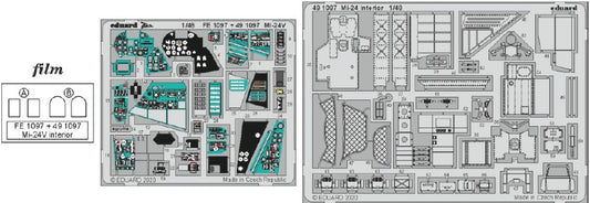 1/48 Aircraft- Mi24 Interior for ZVE (Painted)