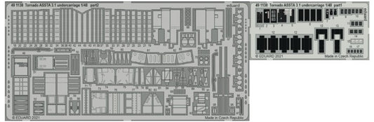 1/48 Aircraft- Tornado ASSTA 3.1 Undercarriage for RVL (Painted)(D)