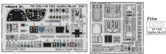 1/48 Aircraft- Spitfire Mk XII for ARX (Painted)