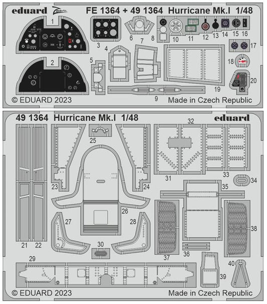 1/48 Aircraft- Hurricane Mk I for HBO (Painted)