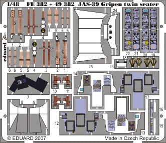 1/48 Aircraft- JAS39D Gripen for ITA (Painted Self Adhesive) (D)