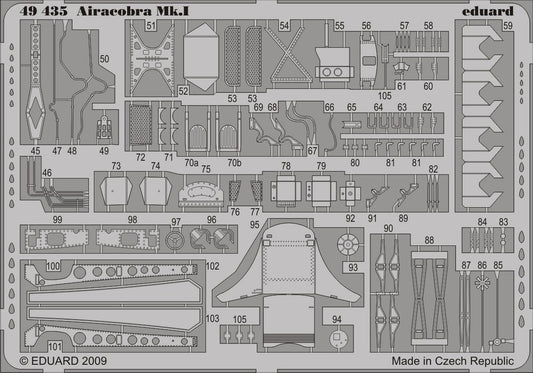 1/48 Aircraft- Airacobra Mk I for HSG (Painted Self Adhesive) (D)