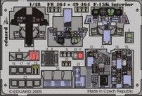 1/48 Aircraft- F15K Interior for ACY (Painted Self Adhesive) (D)
