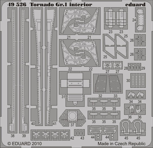1/48 Aircraft- Tornado GR1 Interior for HBO (Painted Self Adhesive) (D)