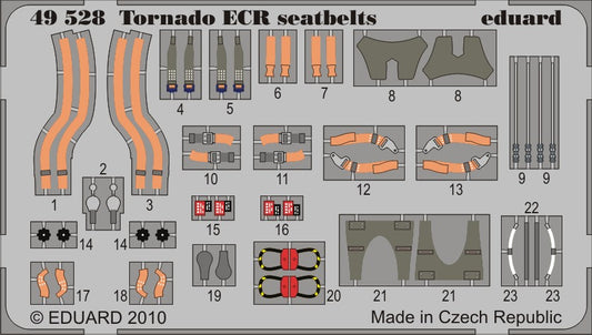 1/48 Aircraft- Tornado ECR Seatbelts for HBO (Painted) (D)
