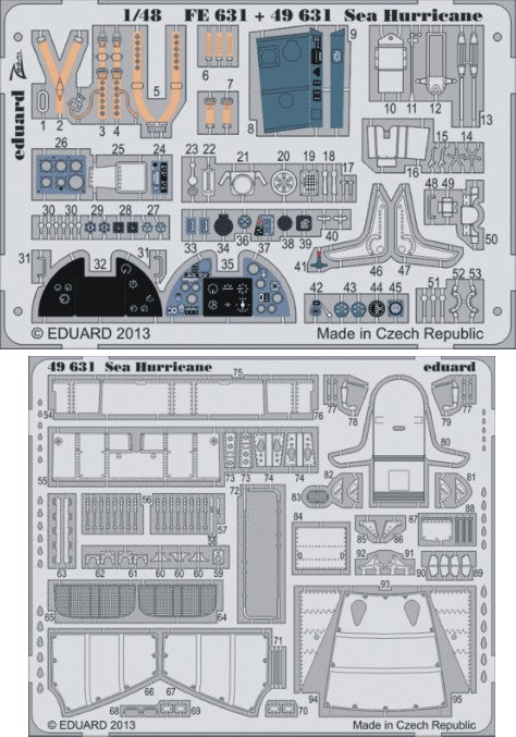 1/48 Aircraft- Sea Hurricane for ITA (Painted Self Adhesive) (D)