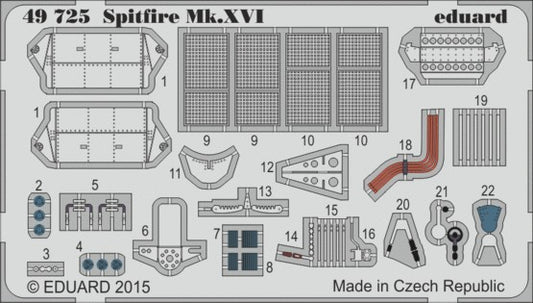 1/48 Aircraft- Spitfire Mk XVI for EDU (Painted) (D)