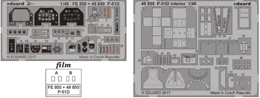 1/48 Aircraft- P51D Exterior for MGK (Painted) (D)