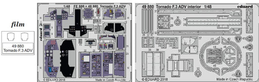 1/48 Aircraft- Tornado F3 ADV Interior for RVL (Painted) (D)