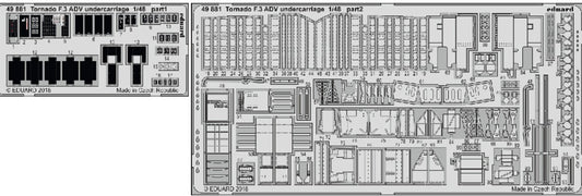 1/48 Aircraft- Tornado F3 ADV Undercarriage for RVL (Painted) (D)
