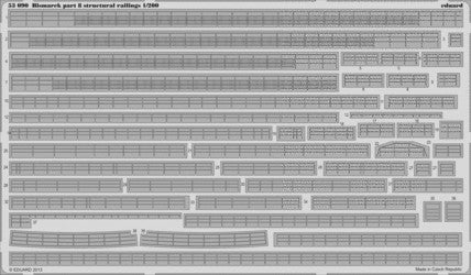 1/200 Ship- Bismarck Structural Railings Pt.8 for TSM