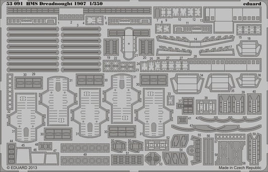 1/350 Ship- HMS Dreadnought 1907 for TSM