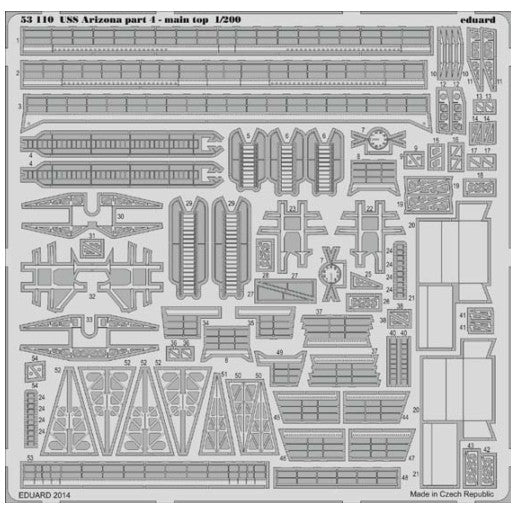 1/200 Ship- USS Arizona Main Top Pt.4 for TSM